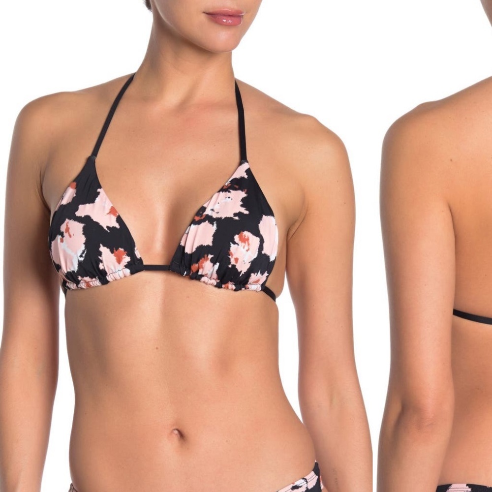 3/$15 SALE Reversible Triangle String Bikini Top